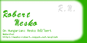 robert mesko business card